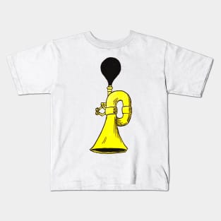 yellow horn Kids T-Shirt